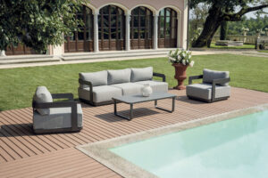 Salotto Antibes in alluminio Greenwood