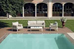 Salotto Bandol in alluminio Greenwood