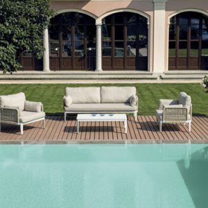 Salotto Bandol in alluminio Greenwood