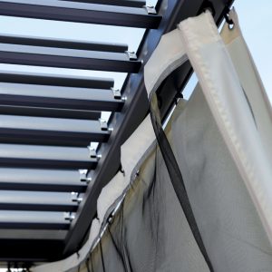 Set tende e zanzariere per pergola Texas Greenwood 3x6