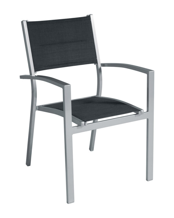 Sedia Amalfi in alluminio Greenwood