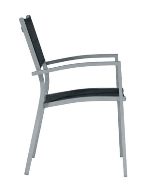 Sedia Amalfi in alluminio Greenwood