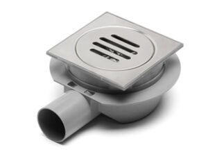 Piletta a filo pavimento 10x10 Aisi 304 Ferplast