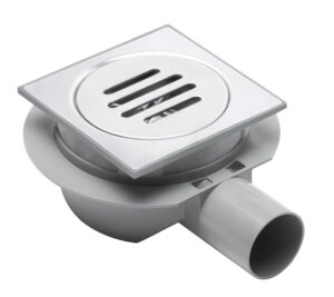 Piletta a filo pavimento 10x10 Aisi 304 Ferplast