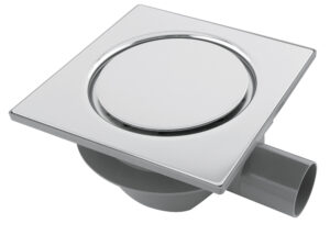 Piletta a filo pavimento 15x15 Aisi 304 Ferplast