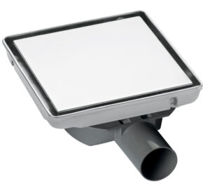 Piletta a filo pavimento Tile Holder 15x15 Aisi 304 Ferplast