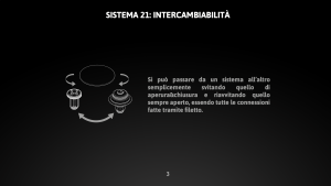 Scarico per lavabo e bidet CLIC-CLAC universale con sistema a vite in acciaio inox 304 FCR