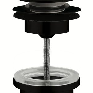 Scarico per lavabo e bidet CLIC-CLAC universale con sistema a vite in acciaio inox 304 FCR