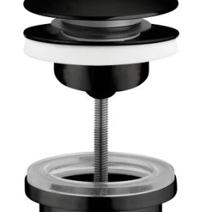 Scarico per lavabo e bidet CLIC-CLAC universale con sistema a vite in acciaio inox 304 FCR