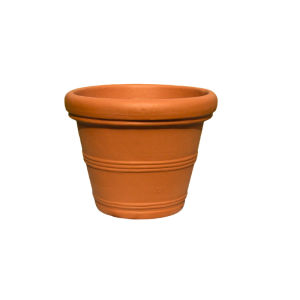 Garden Italia Vaso Campana Doppio Bordo Ø80 cm in Resina – Made in Italy, Resistente al Gelo e Antiurto
