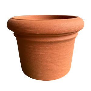 Garden Italia Vaso Tondo Cilindro Liscio ICIL Ø60 cm in Resina – Resistente al Gelo e Antiurto, per Interni ed Esterni