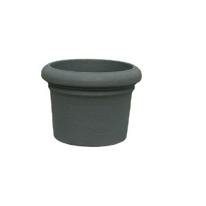 Garden Italia Vaso Tondo Cilindro Liscio ICIL Ø50 cm in Resina – Resistente al Gelo e Antiurto, per Interni ed Esterni