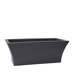 Garden Italia Fioriera Moderna Liscia Svasata ECSL 90×35 cm in Resina  – Made in Italy, Resistente al Gelo e Antiurto