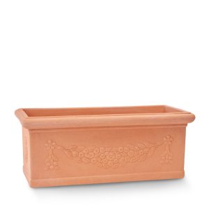 Garden Italia Fioriera Festonata GCF 105×48 cm in Resina – Made in Italy, Resistente al Gelo e Antiurto