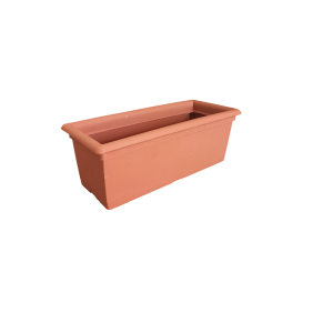 Garden Italia Fioriera Liscia OGBL 50×18 cm in Resina – Made in Italy, Resistente al Gelo e Antiurto