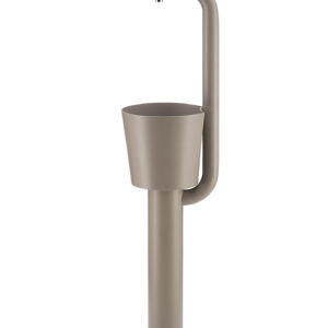 Fontana da esterno Cactus Belfer in acciaio