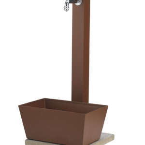 Fontana da esterno con vaschetta rettangolare Belfer