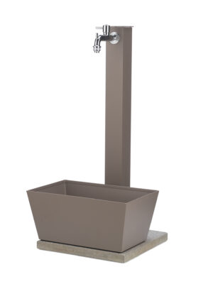 Fontana da esterno con vaschetta rettangolare Belfer