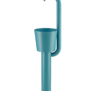 Fontana da esterno Cactus a due rubinetti Belfer in acciaio