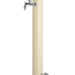 Fontana da esterno a due rubinetti Belfer in acciaio zincato verde