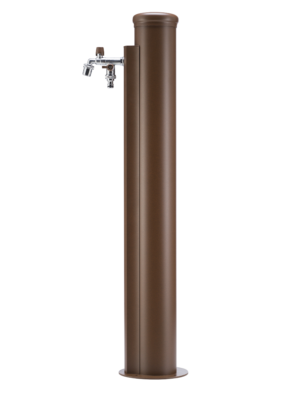 Fontana da esterno con spirale incorporata Belfer in acciaio zincato