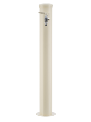 Fontana da esterno con spirale incorporata Belfer in acciaio zincato