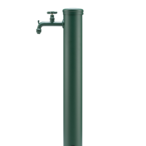 Fontana da esterno con rubinetto tono su tono Belfer in acciaio