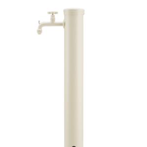 Fontana da esterno con rubinetto tono su tono Belfer in acciaio