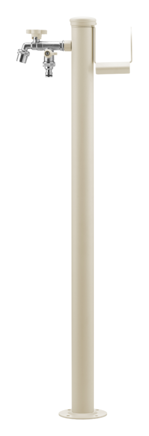 Fontana da esterno in alluminio quadrata Belfer