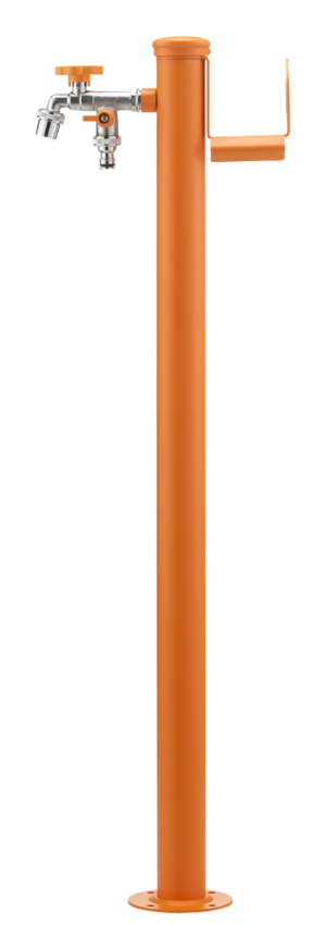 Fontana da esterno in alluminio quadrata Belfer