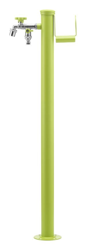 Fontana da esterno in alluminio quadrata Belfer