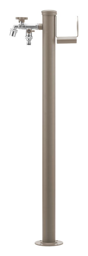 Fontana da esterno in alluminio quadrata Belfer