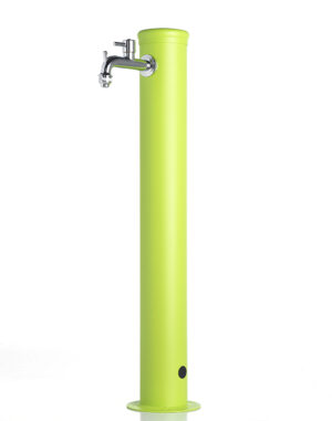 Fontana da esterno a un rubinetto Belfer in acciaio zincato