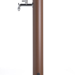 Fontana da esterno a un rubinetto Belfer in acciaio zincato