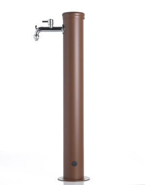 Fontana da esterno a un rubinetto Belfer in acciaio zincato