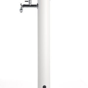 Fontana da esterno a un rubinetto Belfer in acciaio zincato