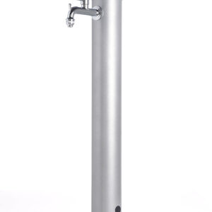 Fontana da esterno a un rubinetto Belfer in acciaio zincato