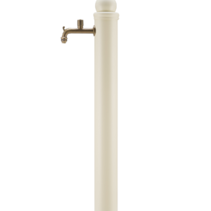 Fontana da esterno con maniglia Belfer in acciaio zincato verde