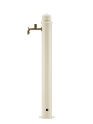 Fontana da esterno con maniglia Belfer in acciaio zincato verde