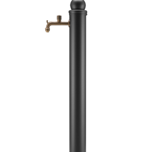 Fontana da esterno con maniglia Belfer in acciaio zincato verde