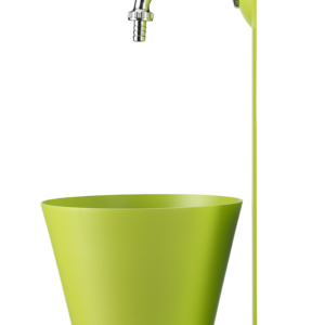 Fontanella a parete Belfer in acciaio zincato