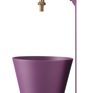 Fontanella a parete Belfer in acciaio zincato