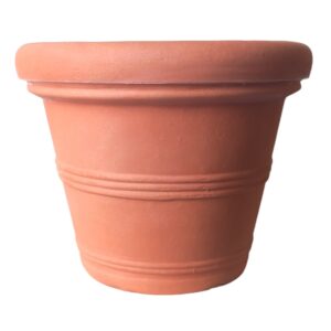 Garden Italia Vaso Campana Doppio Bordo Ø41 cm in Resina – Made in Italy, Resistente al Gelo e Antiurto