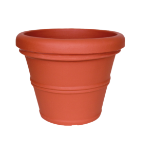 Garden Italia Vaso Campana Doppio Bordo Ø41 cm in Resina – Made in Italy, Resistente al Gelo e Antiurto
