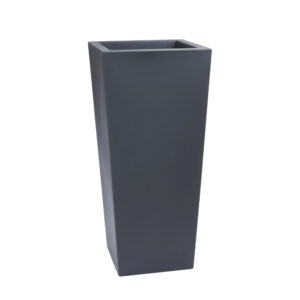 Garden Italia Portavaso da Ingresso Cache-Pot Quadrato Alto EPQU 42×93 cm in Resina – Resistente al Gelo e Antiurto, Design Moderno