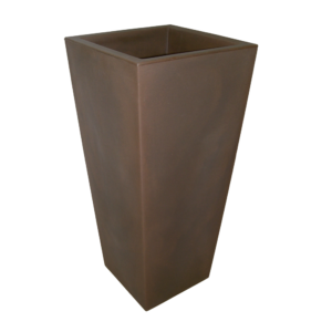 Garden Italia Portavaso da Ingresso Cache-Pot Quadrato Alto EPQU 42×93 cm in Resina – Resistente al Gelo e Antiurto, Design Moderno