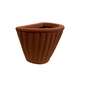 Garden Italia GERLA Vaso a Parete / Basket Centorighe 31×21 cm in Resina – Made in Italy, Leggero e Antiurto, 100% Riciclabile