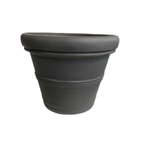 Garden Italia Vaso Campana Doppio Bordo Ø25 cm in Resina – Made in Italy, Resistente al Gelo e Antiurto