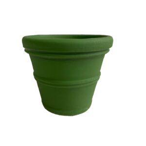 Garden Italia Vaso Campana Doppio Bordo Ø25 cm in Resina – Made in Italy, Resistente al Gelo e Antiurto