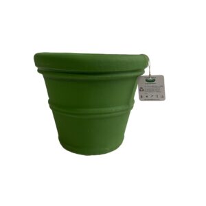 Garden Italia Vaso Campana Doppio Bordo Ø25 cm in Resina – Made in Italy, Resistente al Gelo e Antiurto